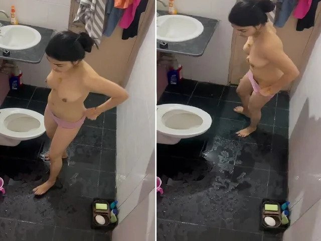 Latest Desi viral mms clip Brother record 18 year beautiful sister nude in bathroom