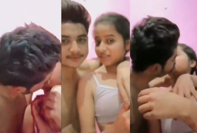 Indian leaked viral mms muslim cousin brother kisses nude teen sister and presses her boobs