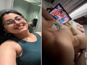 Mydesi Indian sex mms bhabhi watching porn video with devar before fucking
