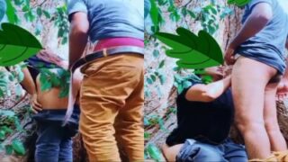 Indian viral mms video newly married tourist couple sex in public place