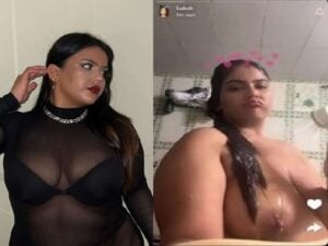 DropMMS Big Milk tanker bhabhi nude bath on Tango live app paid show
