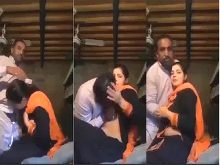 Masa49 Sexy Paki wife Blowjob and Boobs Sucking with Sasur