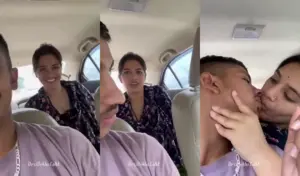 Most Famous Indian XXX Leaked Viral MMS Video Sexy Bhabhi fucking with Lover In Car