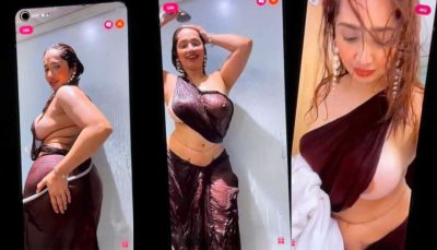 xhamster42 Aditi Mistry Nude Red Saree in Shower Full Live Premium XXX Video