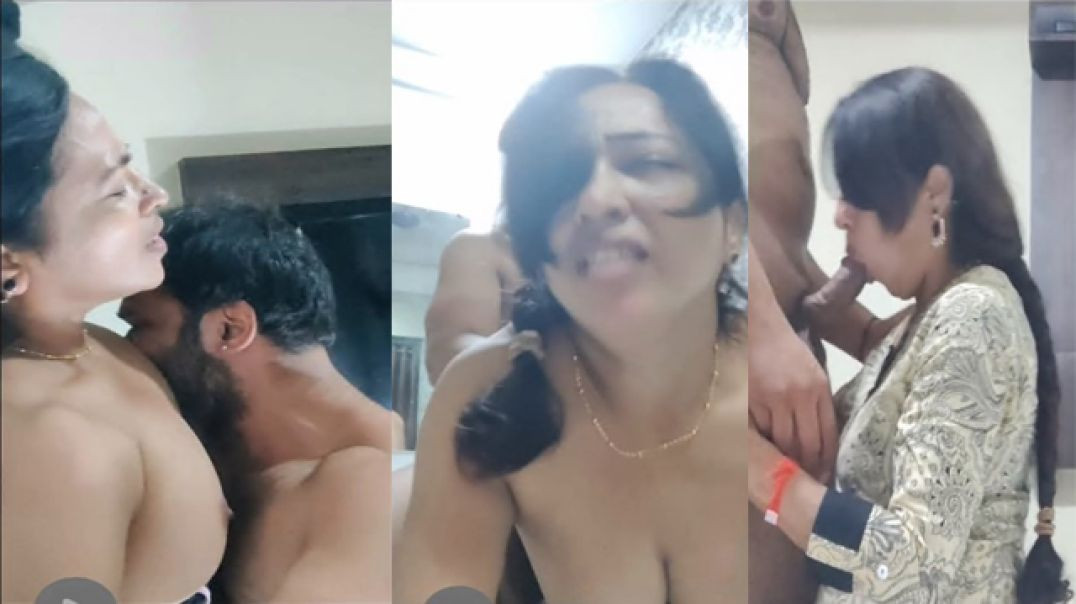 Desihub Premium High Class Rich Horny Aunty Fucking and Sucking with Young Boy