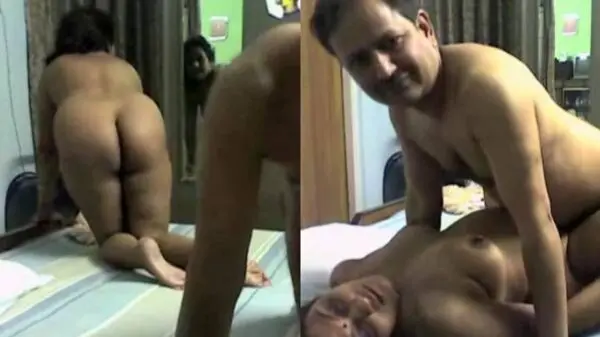 Desi sexy aunty uncle fuck while shaking to Hindi songs beats mms
