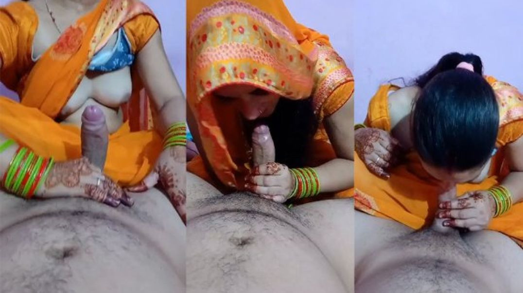Married Sexy Randi Village Bhabhi Giving Handjob & Blowing to Devar Big Thick Dick XXX