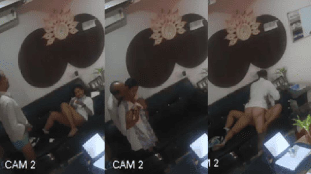 Tharki Buddha Boss Taking Advantage Of Young Secretary in Office Viral CCTV Footage