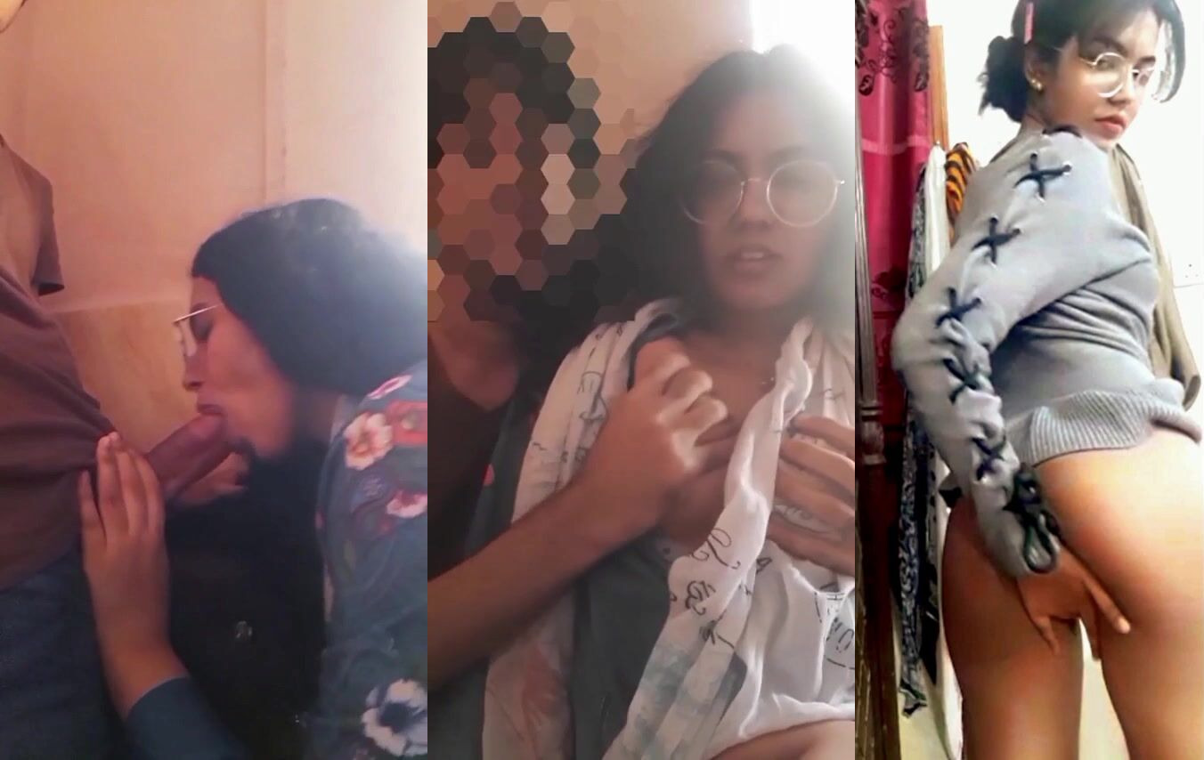 Muslim Sexy Nerdy College Girl Give Deepthroat Blowjob to Classmate Desi MMS