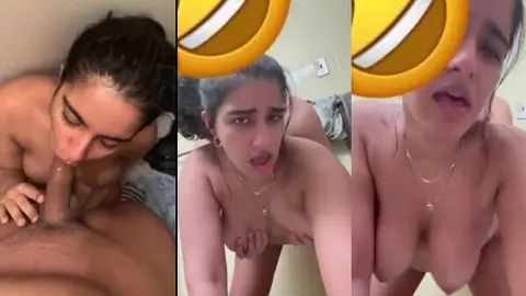 Sexy Punjabi kudi hot blowjob & hard doggy fuck with lover new viral mms