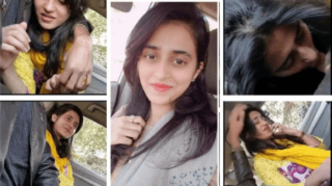 Pakistani Young Girl In Yellow Suit Blowjob in Car with Cousin Brother HD XXX