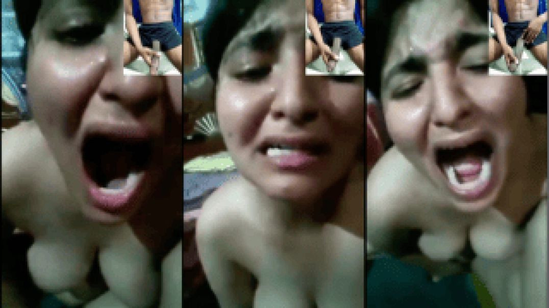 Wild Indian Teen Girl Goes Crazy on Omegle and Fucks Herself with Brinjal trending mms