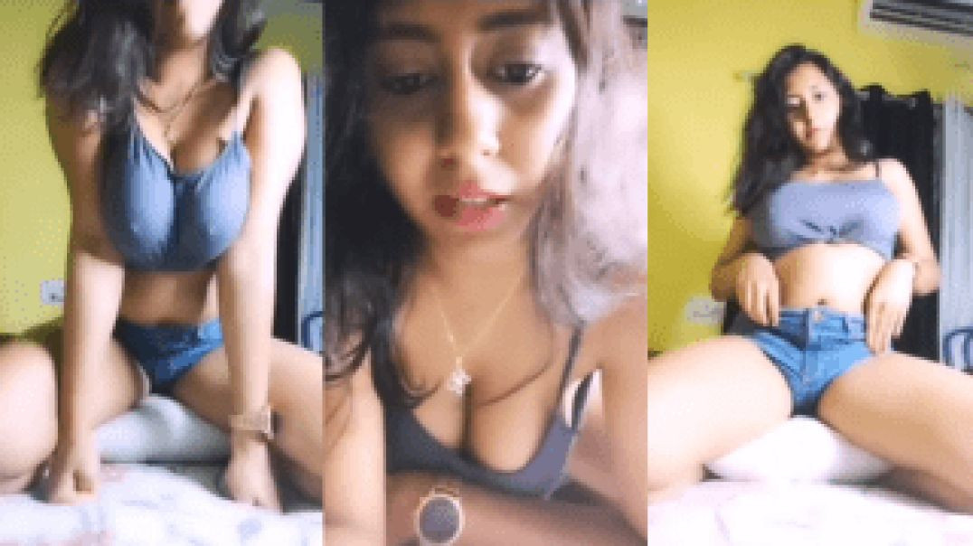 Horny Muslim Girl Rides Pillow Bounces Boobs in Live Video Call Sex with Jija trending mms