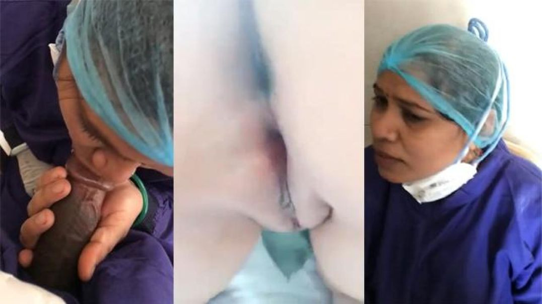 Desi Muslim Nurse Mom Giving Blowjob To Young Doctor Fucking in Hospital MMS
