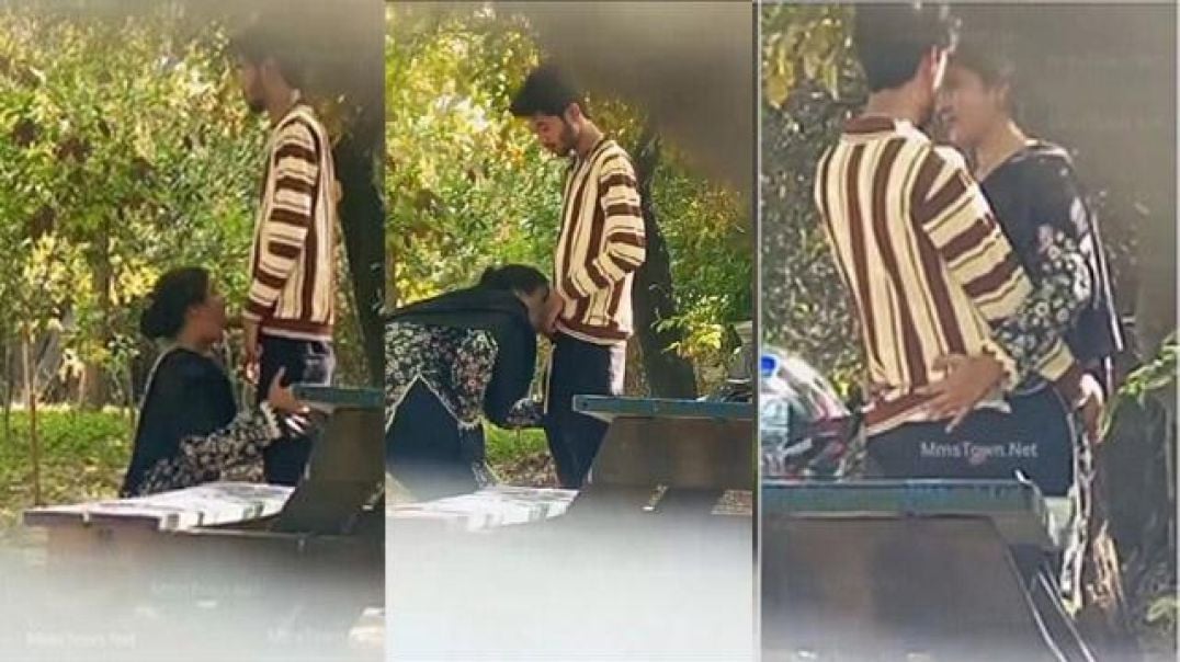 Desi College Lovers Outdoor Blowjob Secretly Captured Viral Leaked Sex MMS