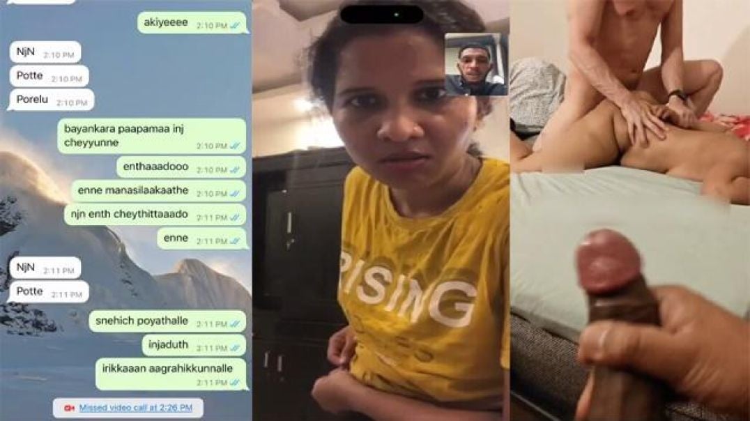 Tamil Cheater Hot Aunty Threesome with Lover & Husband Original Viral Sex MMS Video
