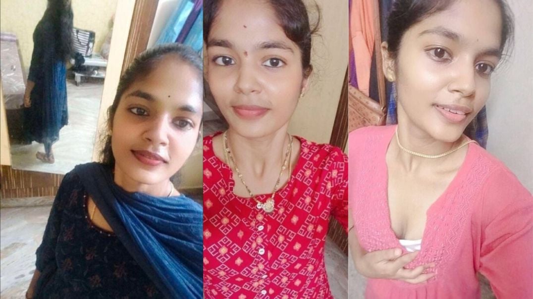 Telugu Slim Cute Virgin Girl Showing Nude Boobs and Tight Pussy New MMS