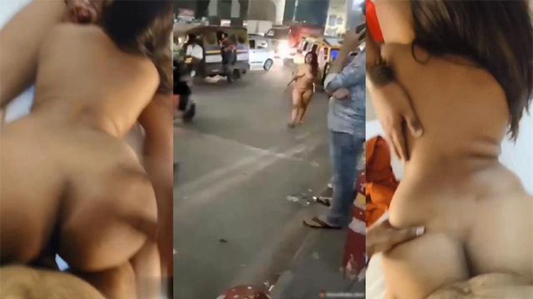 Horny Wife Nude In Public After Drinking & Threesome Fucking New Trending Viral MMS