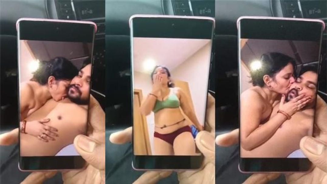 Desi Horny Mom Sex with Son Teacher and Show Gay Cuckold Husband on Video Call New Sex MMS