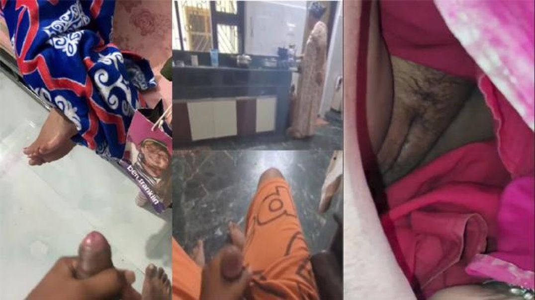 Tamil Son Masturbating in front of Mom and Recording Fat Pussy while She Sleeping Family Incest MMS