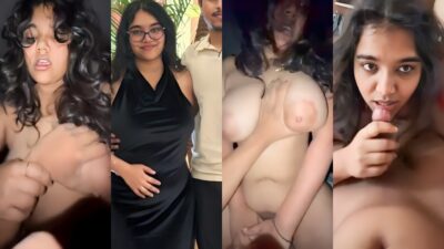 Sexy Big Boobs Bombay Baddie Blowjob Fucking Moaning with BF XXX