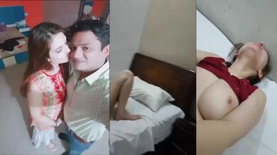 Punjabi milf aunty pussy sucking and fucking with lover in hotel sex mms video