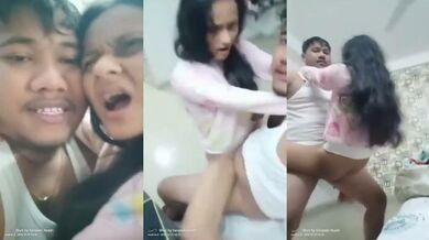 Makan malik ki jawan beti ko godi me bithakar acche se chut choda sex mms